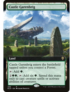 Magic: The Gathering Castle Garenbrig (Extended Art) (388) Lightly Played