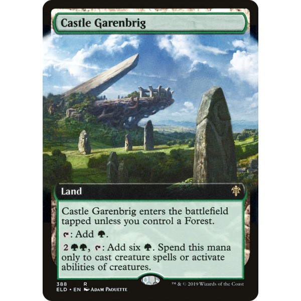 Magic: The Gathering Castle Garenbrig (Extended Art) (388) Lightly Played