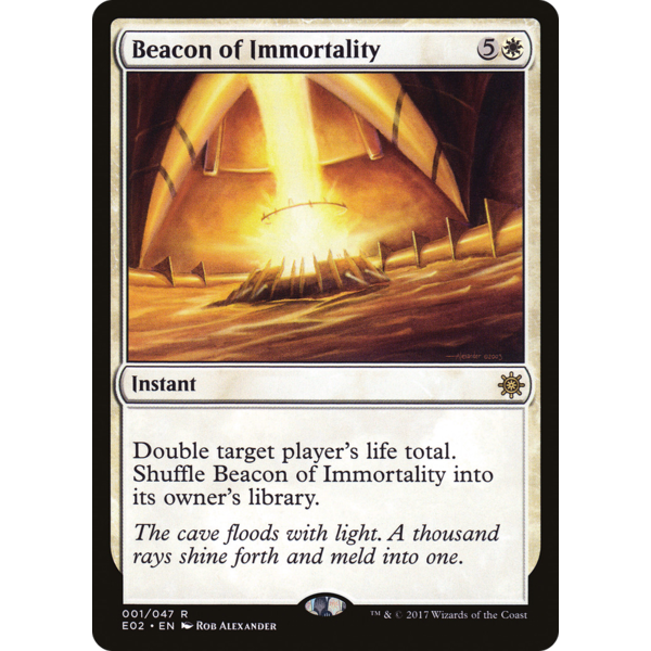Magic: The Gathering Beacon of Immortality (1) Lightly Played