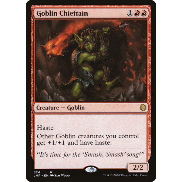 Magic: The Gathering Goblin Chieftain (324) Lightly Played
