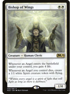 Magic: The Gathering Bishop of Wings (008) Lightly Played