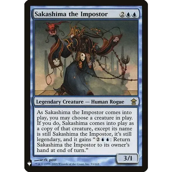 Wizards of The Coast Sakashima the Impostor (053) Lightly Played
