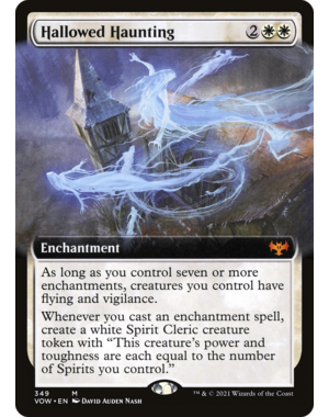 Wizards of The Coast Hallowed Haunting (Extended Art) (349) Damaged