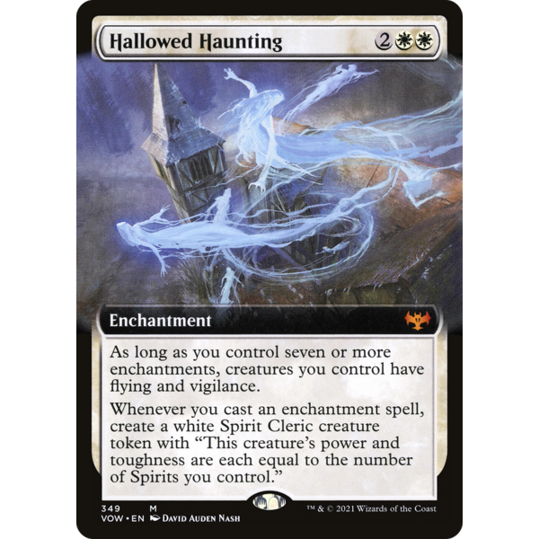 Wizards of The Coast Hallowed Haunting (Extended Art) (349) Damaged