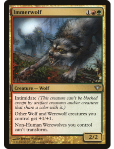Magic: The Gathering Immerwolf (141) Lightly Played Foil