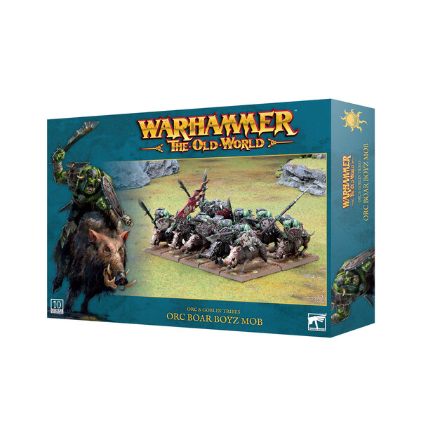 Warhammer The Old World Orc & Goblin Tribes: Orc Boar Boyz Mob