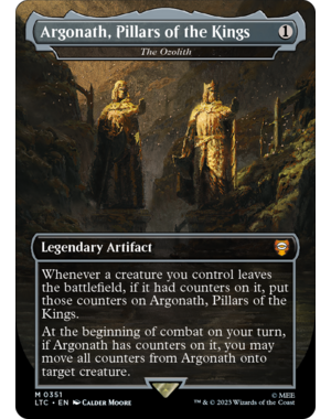 Magic: The Gathering Argonath, Pillars of the Kings - The Ozolith (351) Lightly Played