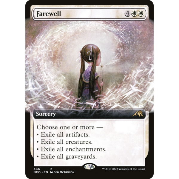 Farewell (Extended Art) (436) Lightly Played