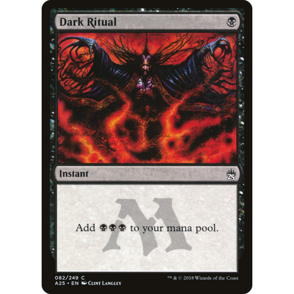 Magic: The Gathering Dark Ritual (82) Lightly Played