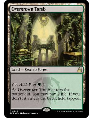 Magic: The Gathering Overgrown Tomb (283) Lightly Played Foil