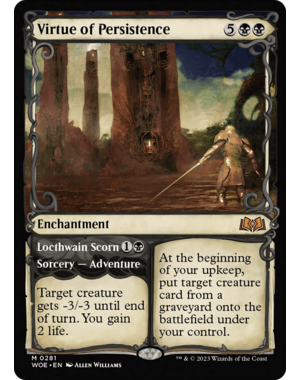 Magic: The Gathering Virtue of Persistence (Showcase) (281) Lightly Played Foil