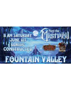 Flesh and Blood 6/01 FV Part the Mistveil Booster Case Tournament Classic Constructed 11 AM