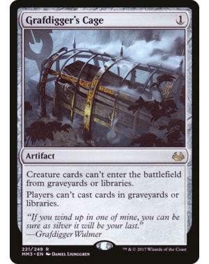 Magic: The Gathering Grafdigger's Cage (221) Lightly Played Foil