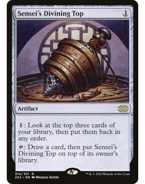 Magic: The Gathering Sensei's Divining Top (314) Lightly Played Foil