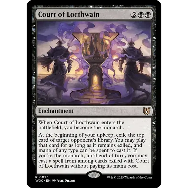 Magic: The Gathering Court of Locthwain (023) Lightly Played