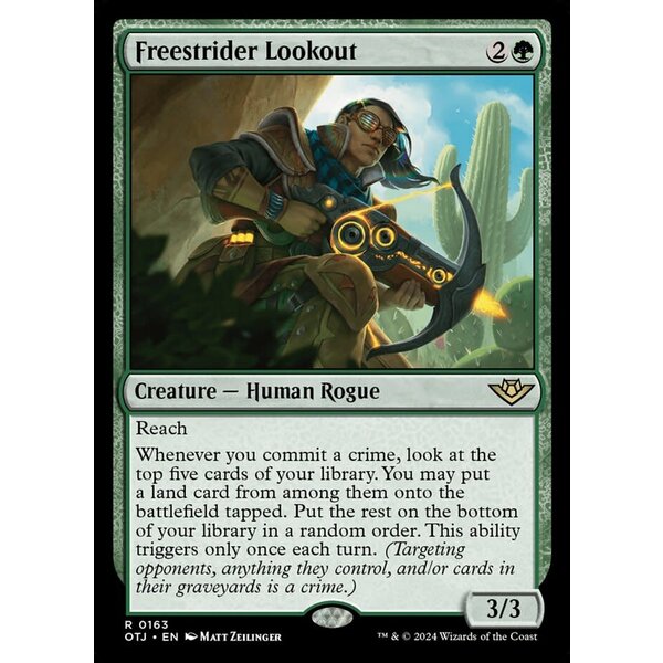 Magic: The Gathering Freestrider Lookout (163) Lightly Played