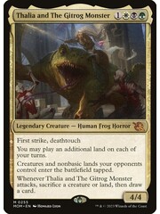 Magic: The Gathering Thalia and The Gitrog Monster (255) Lightly Played