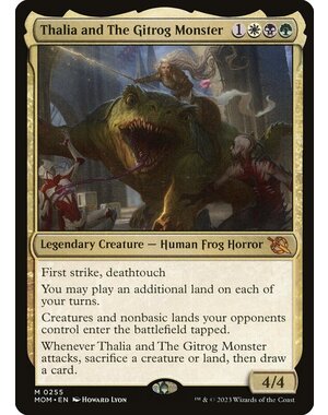 Magic: The Gathering Thalia and The Gitrog Monster (255) Lightly Played