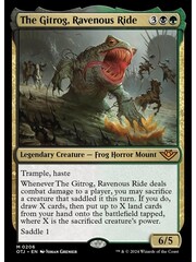 Magic: The Gathering The Gitrog, Ravenous Ride (206) Lightly Played