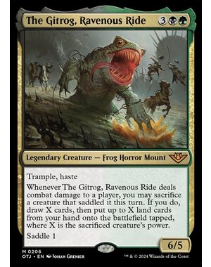Magic: The Gathering The Gitrog, Ravenous Ride (206) Lightly Played