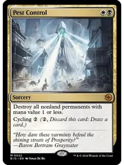 Magic: The Gathering Pest Control (022) Lightly Played