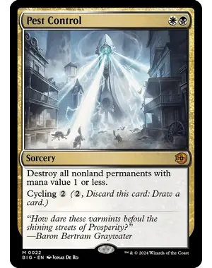 Magic: The Gathering Pest Control (022) Lightly Played