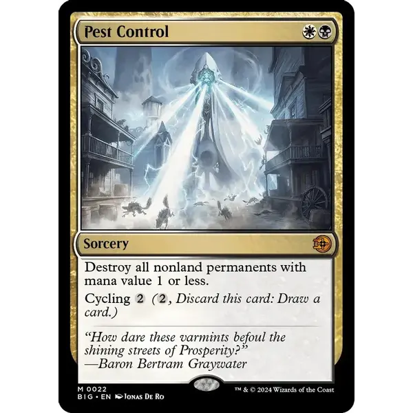 Magic: The Gathering Pest Control (022) Lightly Played
