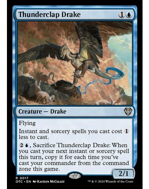 Magic: The Gathering Thunderclap Drake (017) Lightly Played