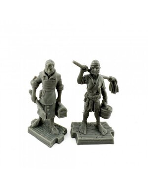 Reaper Miniatures Reaper 20728: Swabbie and Sawbones Bones Plastic Miniature