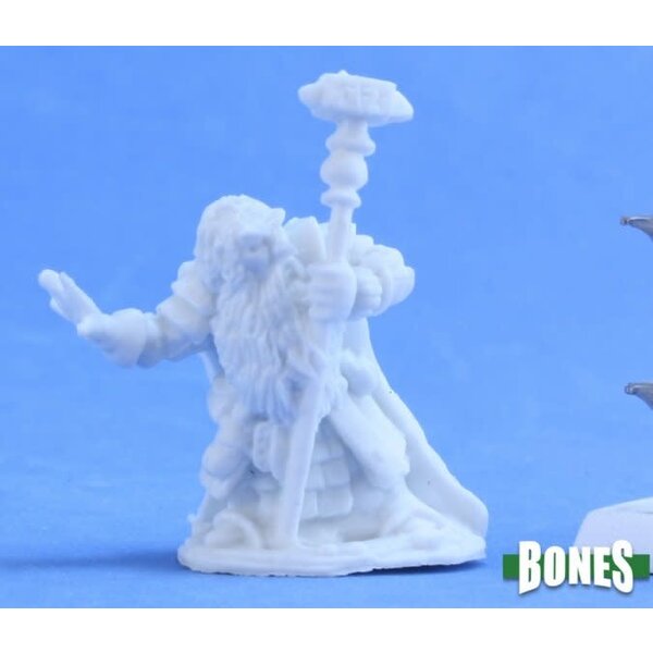 Reaper Miniatures Reaper 77383: Barden Barrelstrap, Dwarf Cleric Bones Plastic Miniature