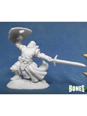 Reaper Miniatures Reaper 77385: Sir Rathan Kranzhel, Human Fighter Bones Plastic Miniature
