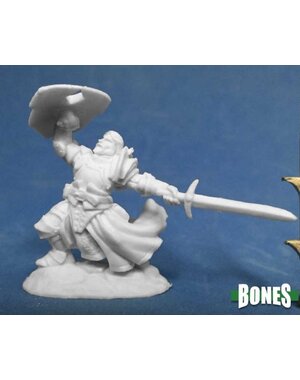 Reaper Miniatures Reaper 77385: Sir Rathan Kranzhel, Human Fighter Bones Plastic Miniature