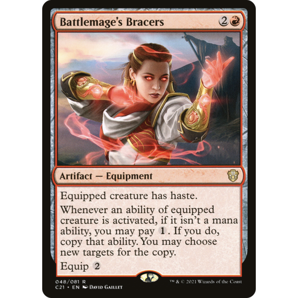 Magic: The Gathering Battlemage's Bracers (48) Lightly Played