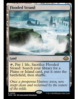Magic: The Gathering Flooded Strand (220) Lightly Played