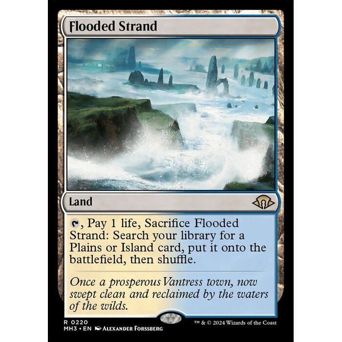 Magic: The Gathering Flooded Strand (220) Lightly Played