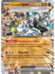 Pokemon Cornerstone Mask Ogerpon ex (112) Lightly Played