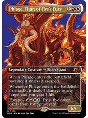 Magic: The Gathering Phlage, Titan of Fire's Fury (Borderless) (379) Near Mint Foil