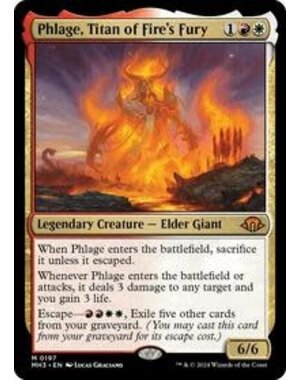 Magic: The Gathering Phlage, Titan of Fire's Fury (197) Lightly Played