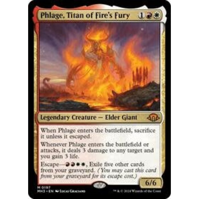 Magic: The Gathering Phlage, Titan of Fire's Fury (197) Lightly Played