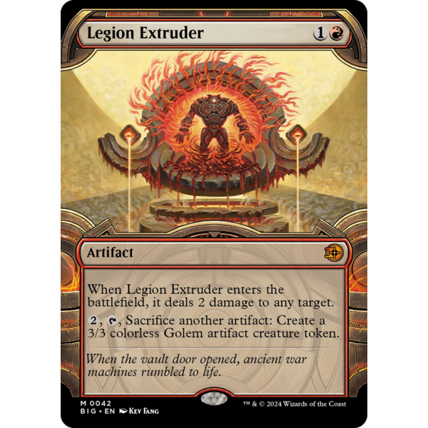 Magic: The Gathering Legion Extruder (Showcase) (42) Lightly Played Foil