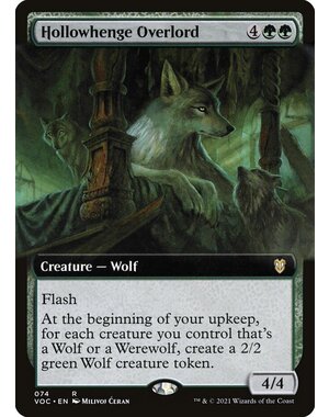 Magic: The Gathering Hollowhenge Overlord (Extended Art) (074) Moderately Played