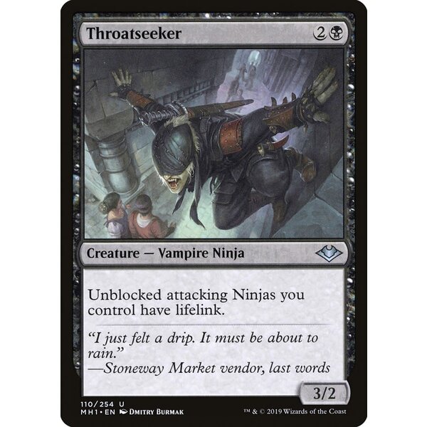 Magic: The Gathering Throatseeker (110) Lightly Played Foil