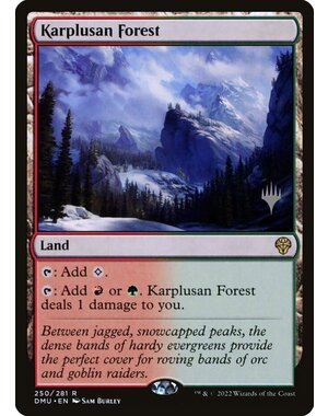 Wizards of The Coast Karplusan Forest (Promo Pack) (250) Lightly Played