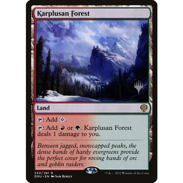 Wizards of The Coast Karplusan Forest (Promo Pack) (250) Lightly Played