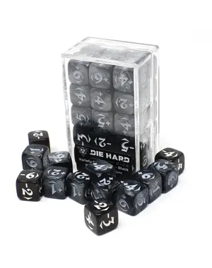 Die Hard Dice MtG Spindown Counters - Variety Power Pack - Black