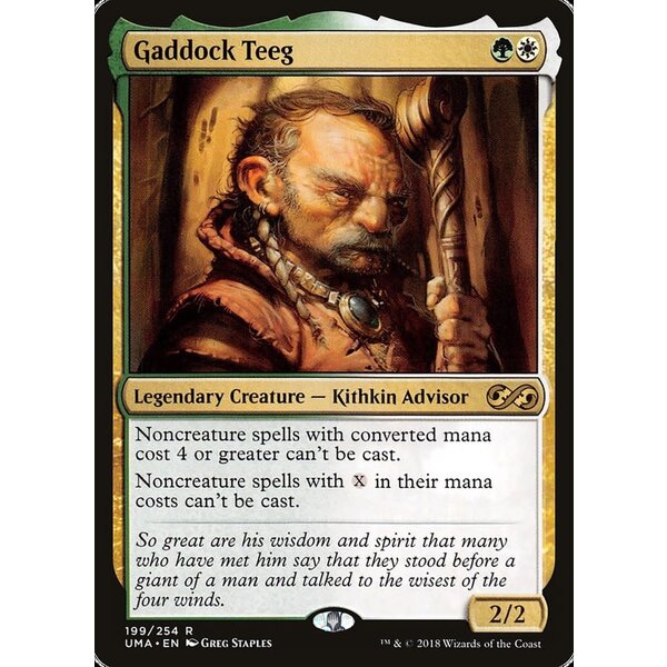 Magic: The Gathering Gaddock Teeg (199) Lightly Played
