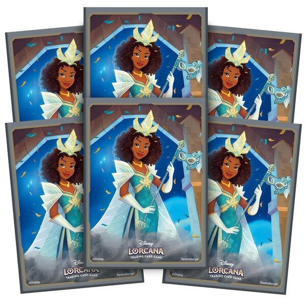 Ravensburger Disney Lorcana Card Sleeves - Tiana - Celebrating Princess (65-Pack)