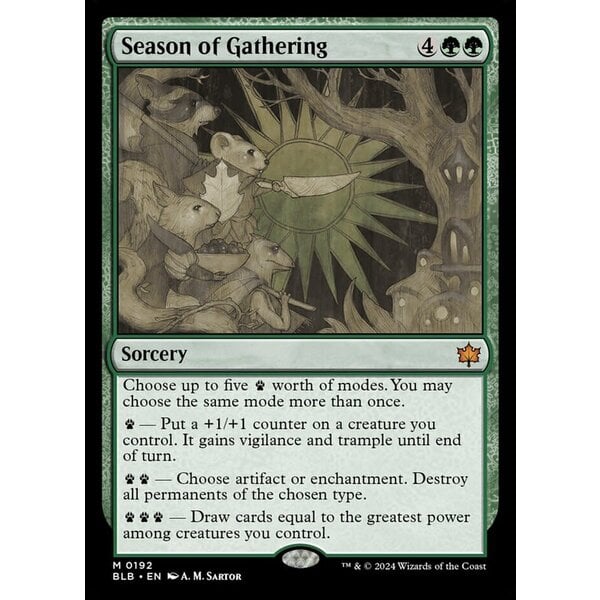 Magic: The Gathering Season of Gathering (192) Lightly Played