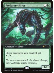 Magic: The Gathering Predatory Sliver (Extended Art) (654) Lightly Played Foil