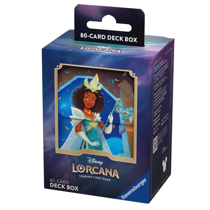 Ravensburger Disney Lorcana Deck Box - Tiana - Celebrating Princess